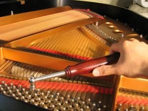 Piano tuning and repair services also available.  
