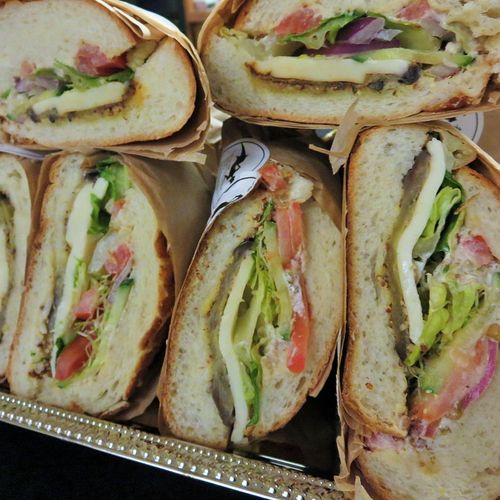 Vegetarian Sandwich on Fresh Baked Bread