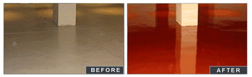 Concrete Staining Job