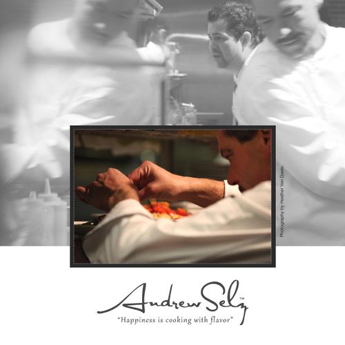 Press Kit: Chef Andrew Selz (Back cover)