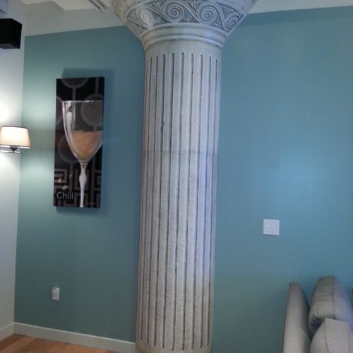 custom concrete column