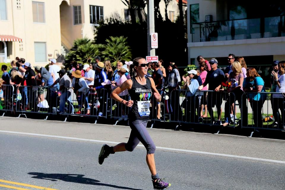 Finishing the LA marathon strong and energized!