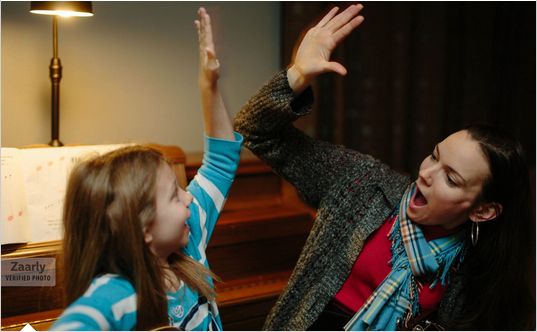 High fives are a regular necessity during lessons.