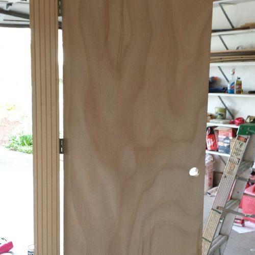 Door refinishing