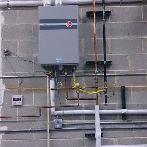 tankless heating system