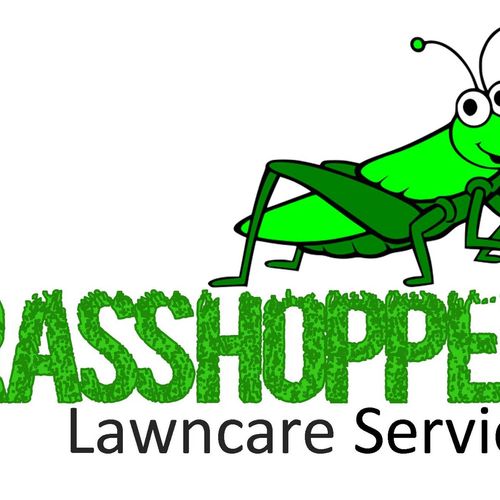 Logo for a local lawn care service