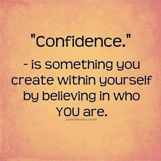 Confidence is Key!  Let's work on it in your life!