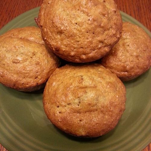 Homemade Bran Muffins.  Ask me to share the recipe