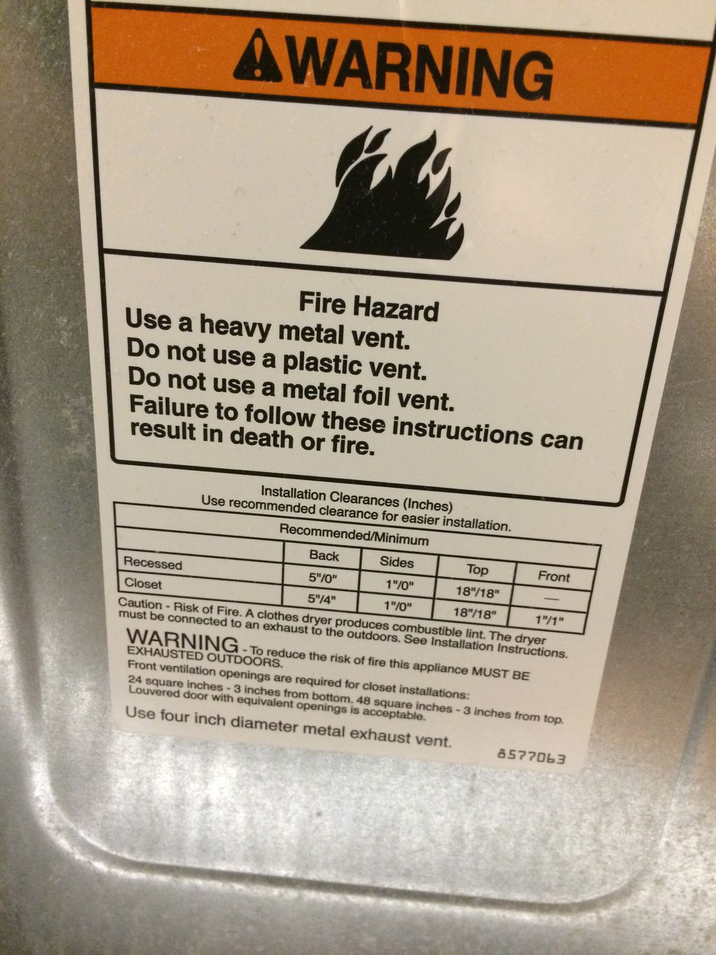 Did you know you might be using a FLAMMABLE dryer 