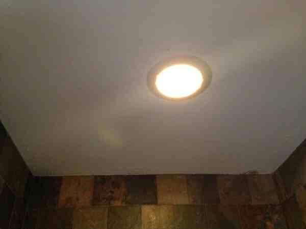 Shower ceiling (before)