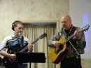 My son and I were doing music at his church