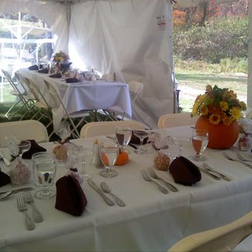 Brimfield, MA - Tent wedding