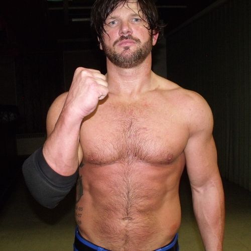 A wrestler named AJ Styles from TNA at a PPW wrest