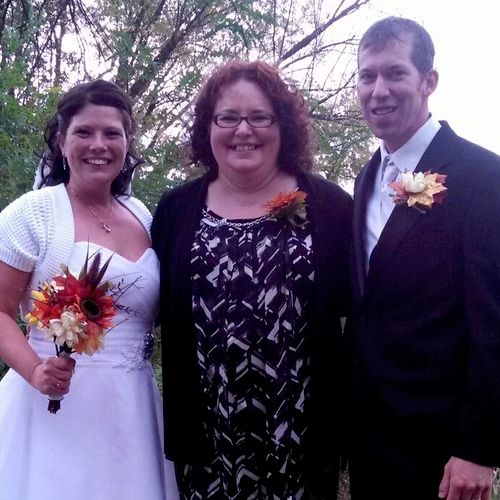 Denise, Jeff, and I after the ceremony.
October 20