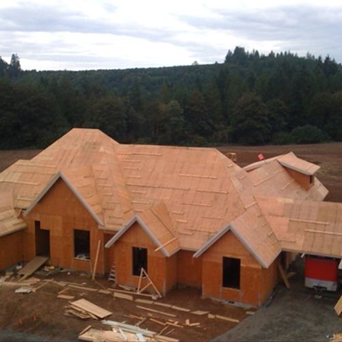 A large house we framed outside of Vernonia