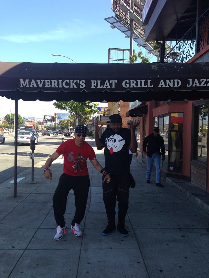 Out in LA with my mentor the Great Shabba-Doo