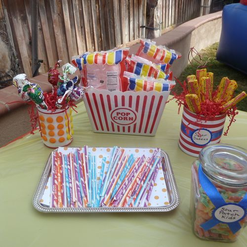 Custom Candy Buffet Table