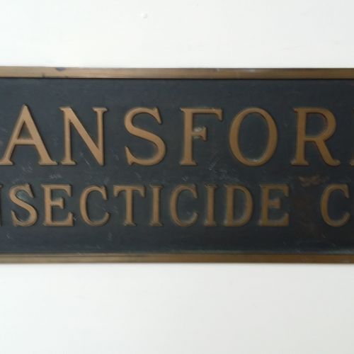 Ransford Insecticide Company Sign.
Ransford used t