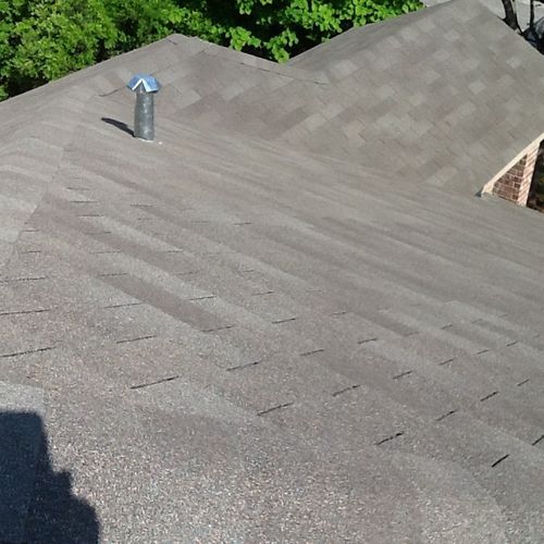 Re-roof in Schertz, TX.  April 2014
