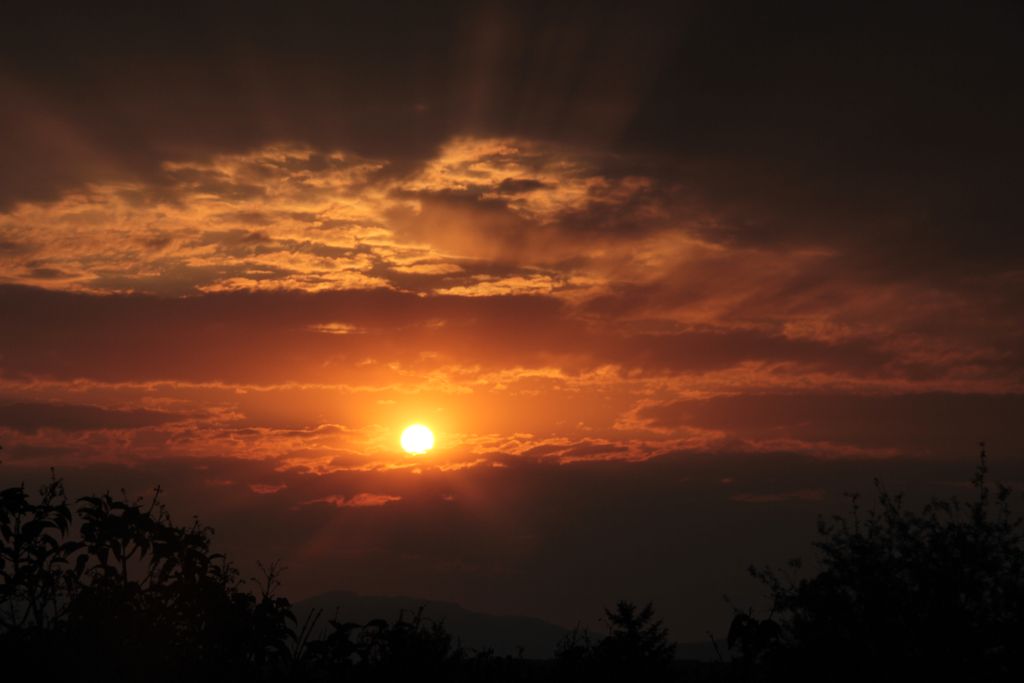 Sunrise in Nevada, August 2012