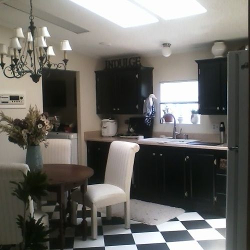Kitchen in Manufactured home (after)
