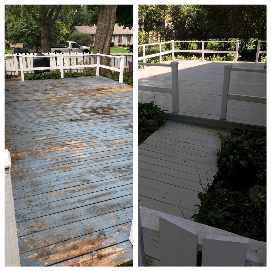 Deck Staining and Sealing