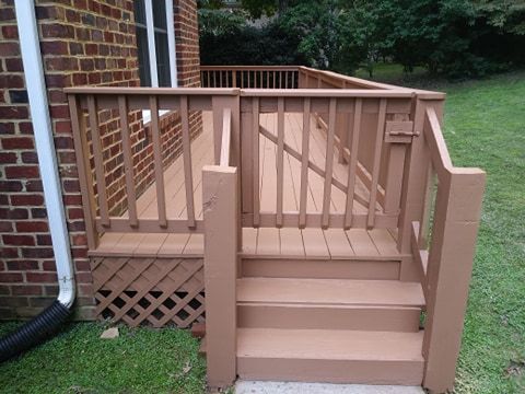 Deck Staining and Sealing project from 2018