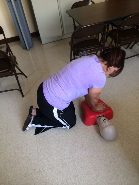 Teaching Adult/Child CPR to Personal Trainer in Se