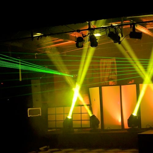 Only the best in state of art sound and lighting