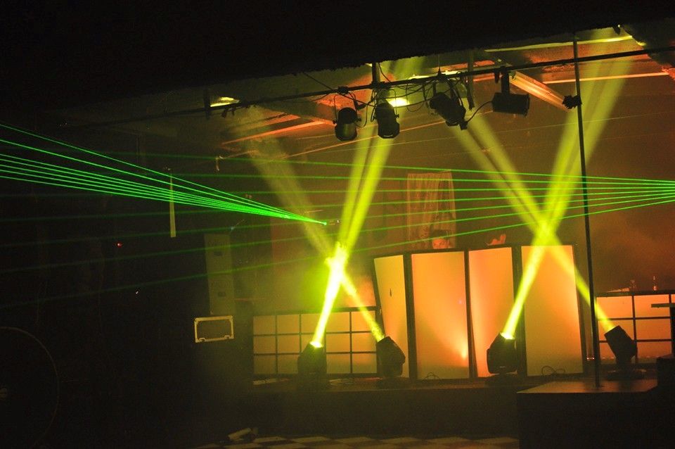 Only the best in state of art sound and lighting