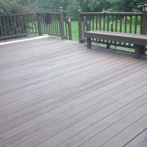 After Photo - Deck Repair, Deck Painting, Ann Arbo