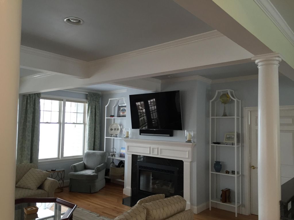 TV Install over fireplace with Sonos soundbar
