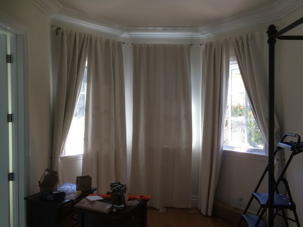 Careful measurement and placement of curtains make