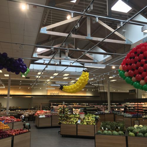 Fruit Balloon Sculptures for local store
