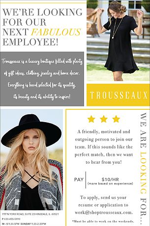 Trousseaux Flyer 