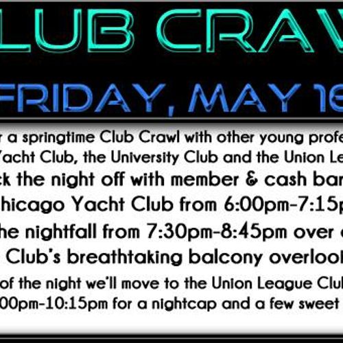 Club Crawl Digital Lobby Signage  CYC