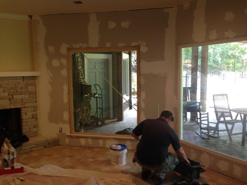 Drywall replacement from water damage