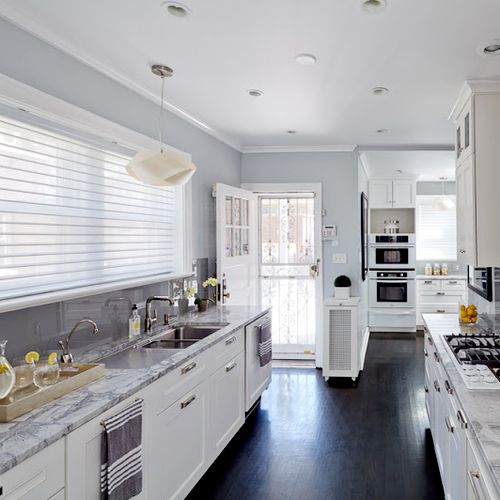 This kitchen was designed to be a fresh blend of t