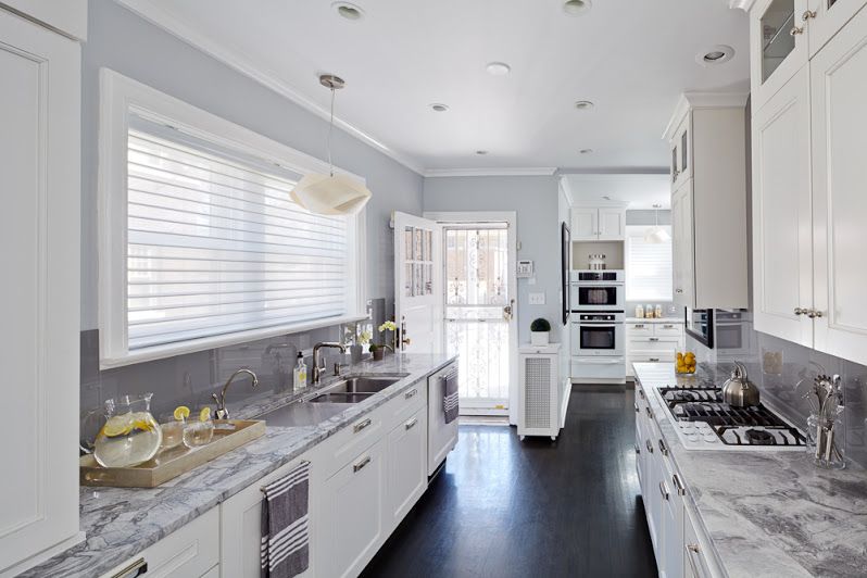 This kitchen was designed to be a fresh blend of t