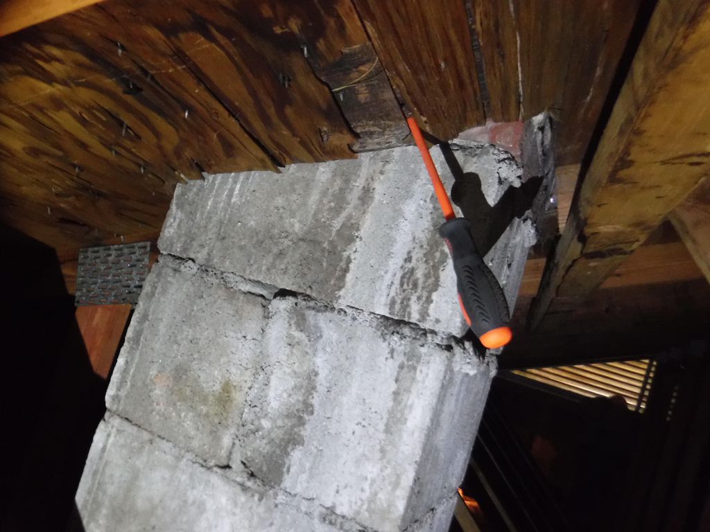 Make sure your chimney is flashed properly
