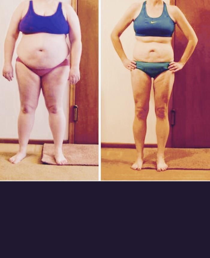 Before and after 10 months