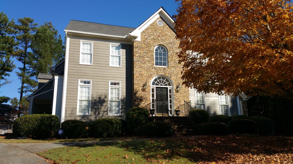 House after painting.