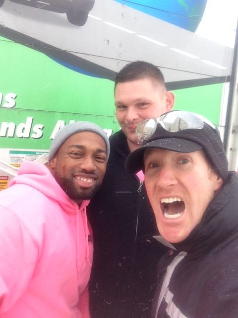 Larry and Donald with one of our fun customers :)