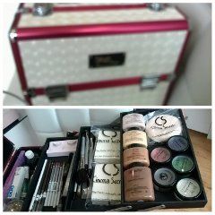 Makeup products and case both purchased from Cinem