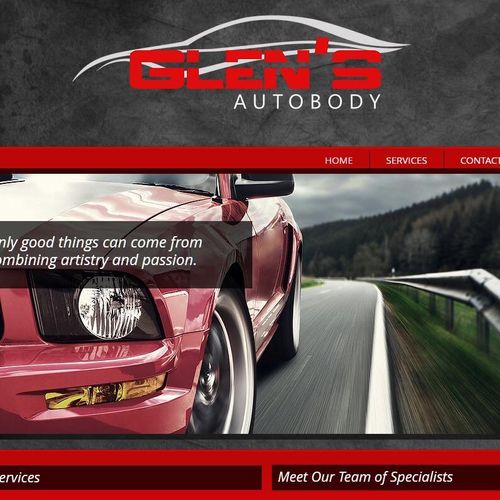 Auto body Shop Website