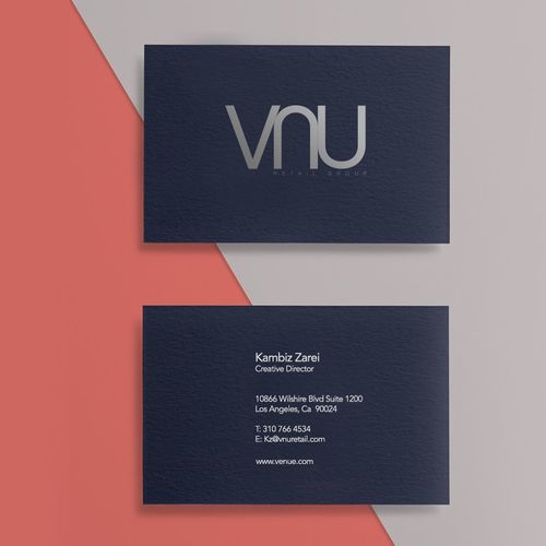 VNU Retail Group Logo Design & Business Card desig