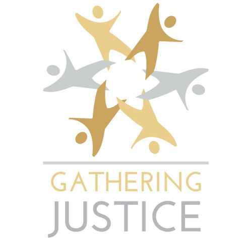 Logo for Gathering Justice Event Conference