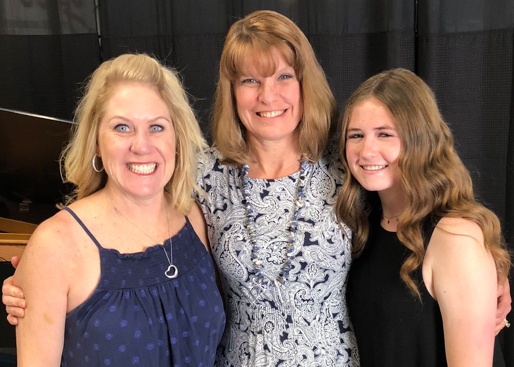 Voice Recital with their Teacher