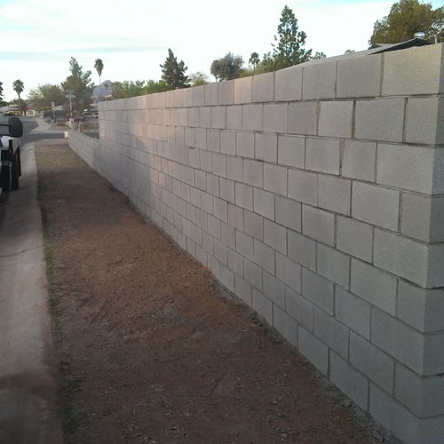 8x8x16 block wall