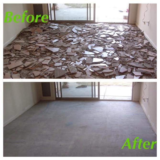 Ceramic Tile removal.